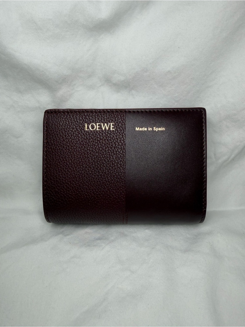 Small wallet in smooth and grained calfskin Loewe - Picture 3 of 12